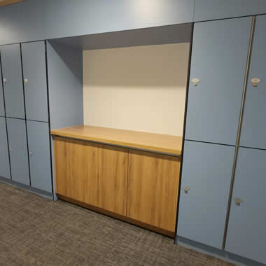 380 Locker room